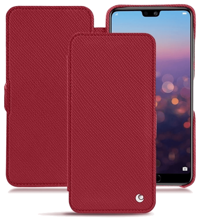 Housse cuir Huawei P20 Pro - Rabat horizontalRouge