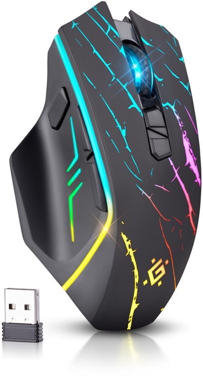 Souris Gaming Defender URAN GM-503 – RF Sans Fil Optique 3200 DPI 8 Boutons - vue 2