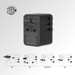 Supreme Universal Travel Adapter GaN 67W 4-bulit-in Port, Black