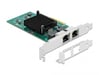 DeLOCK Tarjetas PCI Express > 2 x Gigabit LAN