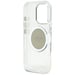 Étui Guess IML Metal Colored Circle Classic Logo MagSafe pour iPhone 16 Pro Max gris