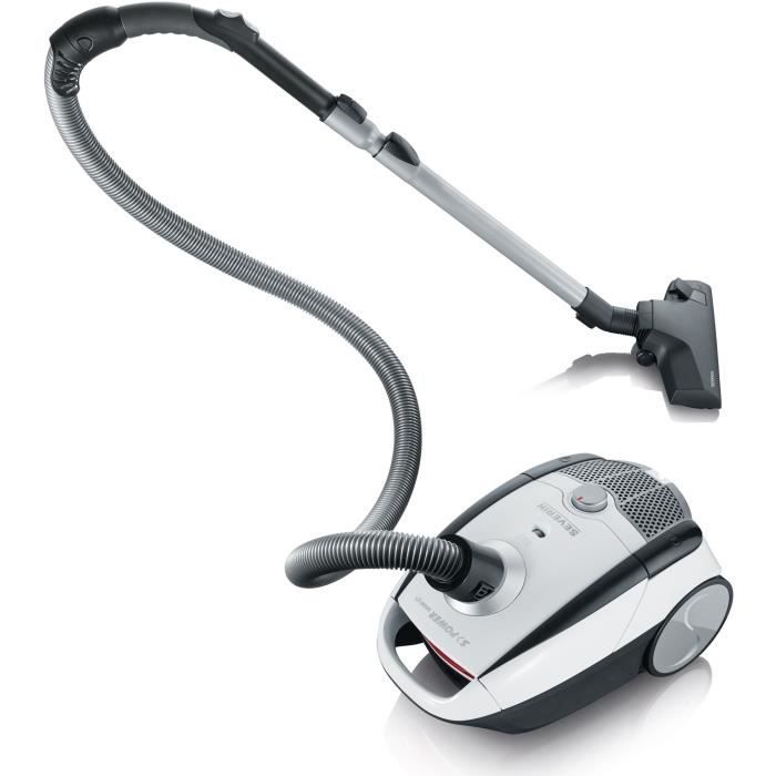 Severin BC 7035 S'POWER snowlight aspirateur 750W gris/blanc - Neuf