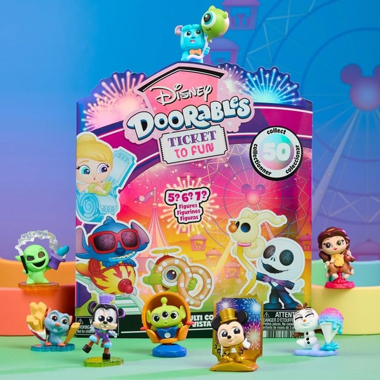 Figurines à collectionner DISNEY Doorables Peek Ticket to Fun S16 5 à 7 figurines surprises Dès - vue 3