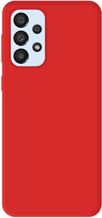 Coque silicone unie compatible Mat Rouge Samsung Galaxy A33 5G