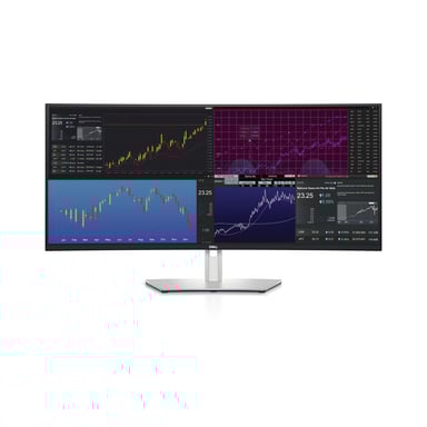 DELL UltraSharp U3824DW LED display 95,2 cm (37.5'') 3840 x 1600 Pixeles Wide Quad HD+ LCD Negro, Plata