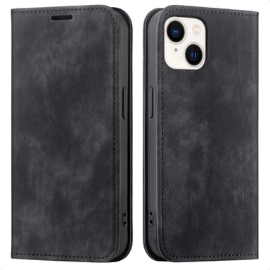 imoshion Étui de téléphone portefeuille Slim pour Apple iPhone 15 - Noir