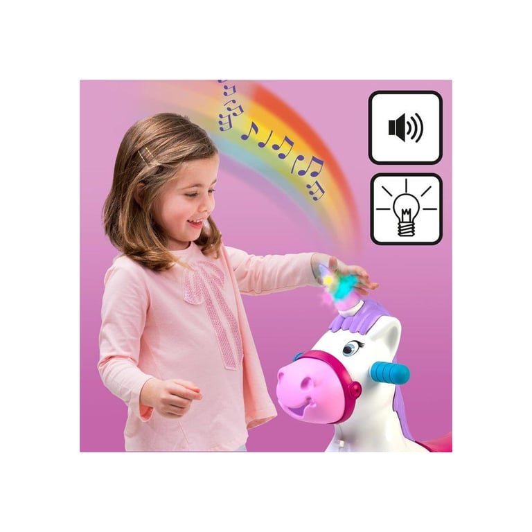 Trotteur 2 en 1 FEBER Baby Unicorn Licorne avec sons et lumières Neuf - vue 2