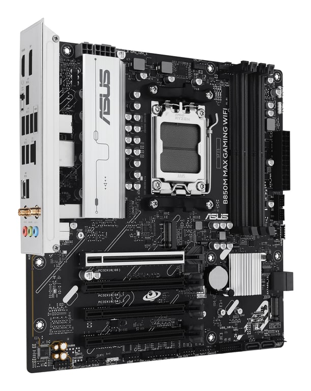 ASUS B850M MAX GAMING WIFI AMD B850 Emplacement AM5 micro ATX Neuf - vue 3