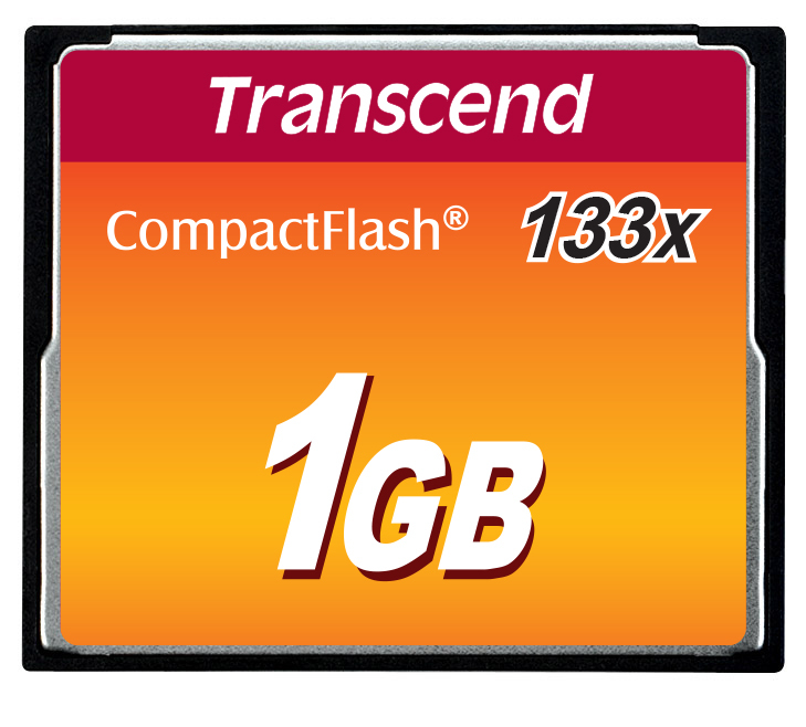 Transcend 1 GB CF 1 Go CompactFlash MLC Neuf