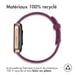 imoshion Bracelet sport en silicone pour Oppo Watch 46 mm - Bordeaux