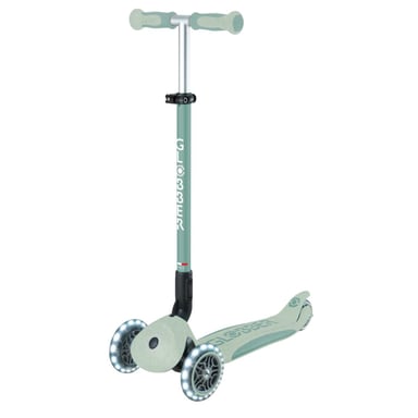Patinete Ecológico Go Up Deluxe Lights 360° en Color Pistacho