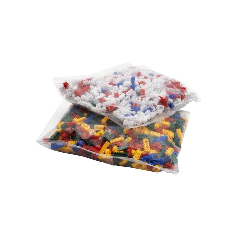 Jeu de construction déco Silverlit Brik Haus Ours XL Rainblok 1 200+ pièces Système d'assemblage par clips Noir - Neuf