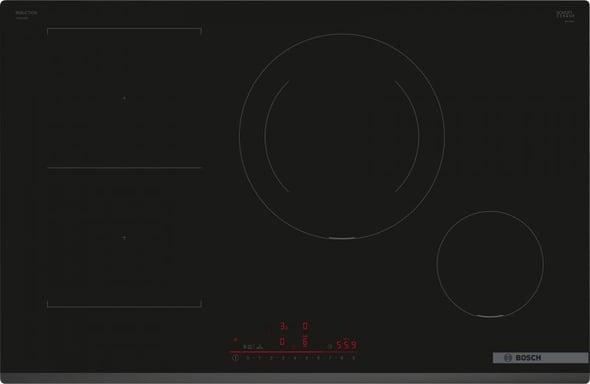 Bosch Serie 6 PVS831HB1E plaque Noir Intégré 80 cm Plaque avec zone à induction 4 zone(s) - Neuf