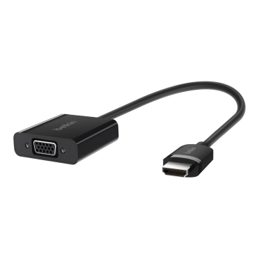 Belkin AV10170BT adaptador de cable de vídeo 2,5 m VGA (D-Sub) HDMI tipo A (Estándar) Negro