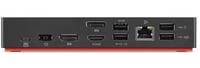 Lenovo 40AS0090EU station d'accueil Avec fil USB 3.2 Gen 1 (3.1 Gen 1) Type-C Noir