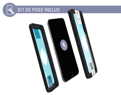 Doppia protezione per iPhone 8 360° anti impronte digitali