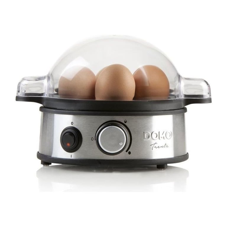 Cuiseur À Oeufs DOMO DO9142EK – Acier Inoxydable, 400W, Jusqu'à 7 Oeufs - vue 3