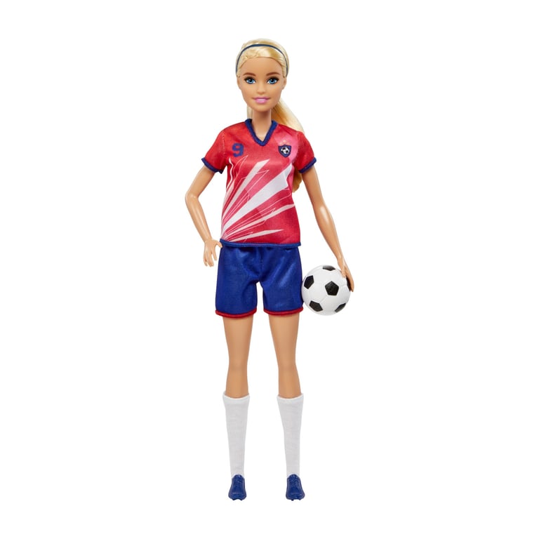 Barbie – Poupée Barbie Footballeuse - Neuf