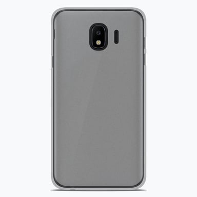 Coque silicone unie compatible Givré Blanc Samsung Galaxy J4 2018