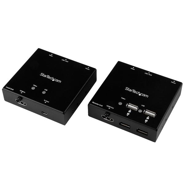 StarTech.com Extendeur HDMI sur Cat6 à 50 avec hub USB 2.0 à 4 ports Neuf