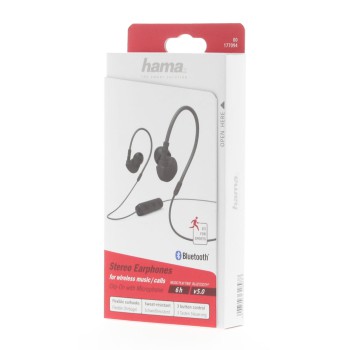 Hama Run BT Casque Sans fil Ecouteurs Appels/Musique Bluetooth Noir