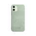 Cover in pelle scamosciata Alcantara per Apple iPhone 12 mini, verde avocado