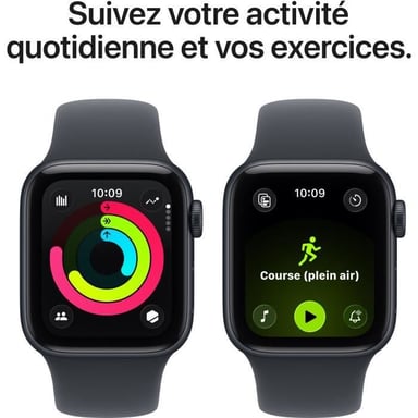 Apple Watch SE (3nd generation) OLED 40 mm Digital 324 x 394 Pixeles Pantalla táctil 5G Negro Wifi GPS (satélite)