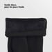 Selencia Gants Tactiles Effet Daim - Femme - Taille M - Noir