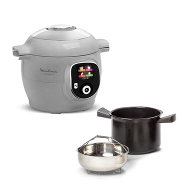 Multicooker intelligente ad alta pressione Moulinex Cookeo 80 ricette CE854B10 1600 W Grigio