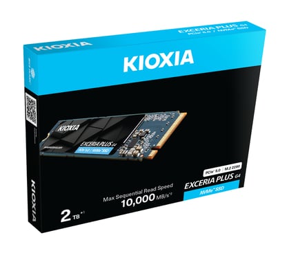 Kioxia LVD10Z001TG8 disque SSD 1 To M.2 PCI Express 5.0 NVMe BiCS FLASH TLC