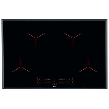 AEG IPE84531FB Table de cuisson à induction 78 cm 4 zones Touch 10 niveaux Minuteur noir - Neuf Noir - vue 3