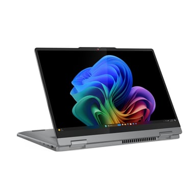 Lenovo IdeaPad 5 2-in-1 14Q8X9 Copilot+ PC Qualcomm Snapdragon X1P-42-100 Hybride (2-en-1) 35,6 cm (14'') Écran tactile WUXGA 16 Go LPDDR5x-SDRAM 1 To SSD Wi-Fi 7 (802.11be) Windows 11 Home Allemand Gris