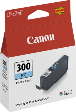 Canon PFI-300pc Cartucho de tinta (4197C001) foto cian