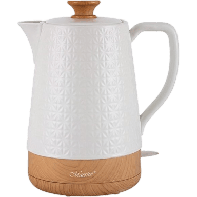 Bouilloire électrique Maestro MR-076 1.8L 1800W Blanc/Bois - Neuf