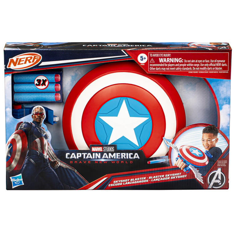 Bouclier Lance Projectile Captain America Hasbro La Boite - vue 3