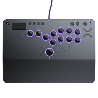 PDP Victrix Pro KO Leverless Fight Stick Gris USB Panel de mandos tipo máquina recreativa PC, PlayStation 4, PlayStation 5