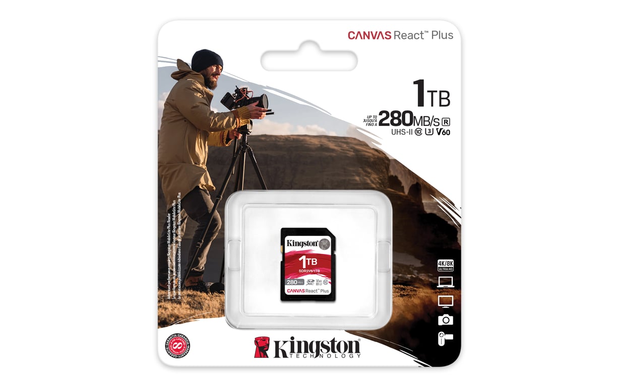 Kingston SD Canvas React Plus V60 SDR2V6 - vue 9