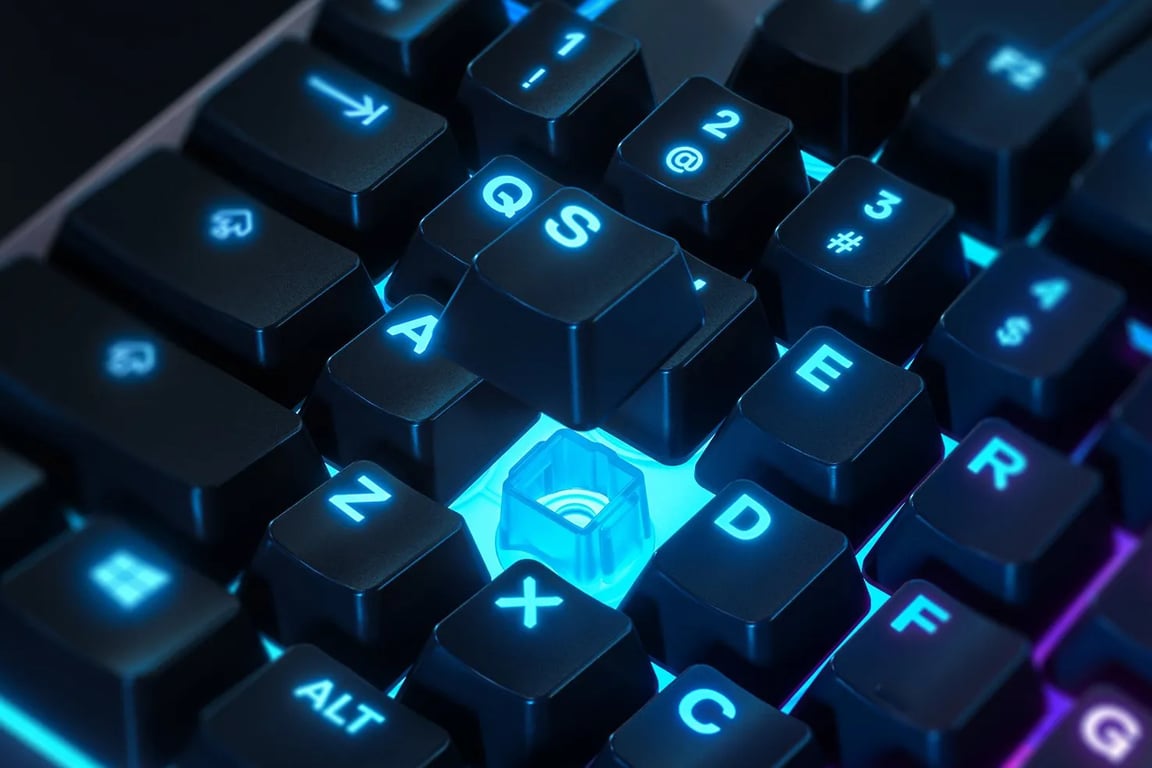 Clavier Gamer SteelSeries Apex 3 – Rétroéclairage RVB, Résistant à l'Eau, Repose-Mains Magnétique - vue 2