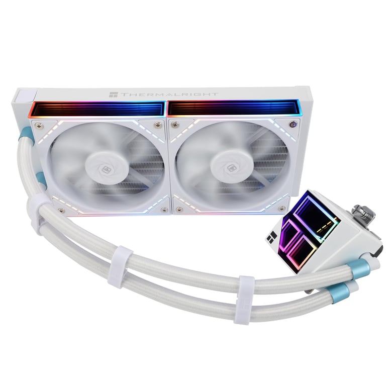 Thermalright Frozen 240 Refroidisseur liquide pour processeur, double ventilateur PWM, 2000 tr/min, refroidisseur d'air de bureau, pour AM4/AM5 et Intel LGA115X/2011/1700/1851