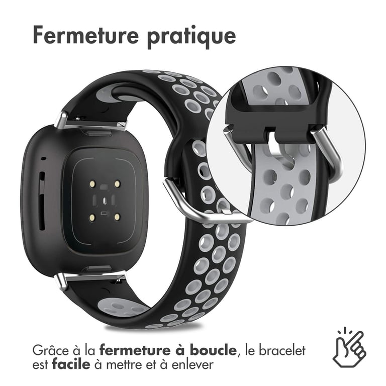imoshion Bracelet sportif en silicone Fitbit Versa 4 / 3 / Sense 2 Neuf - vue 6