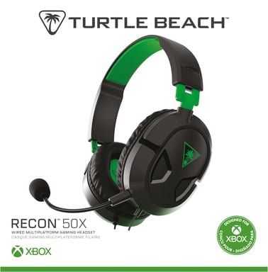 Turtle Beach Recon 50X Cuffie con archetto cablato Nero, Verde