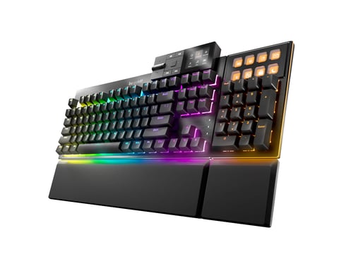 be quiet! Dark Mount Silent Linear US ANSI clavier Gaming USB QWERTY Anglais américain Noir