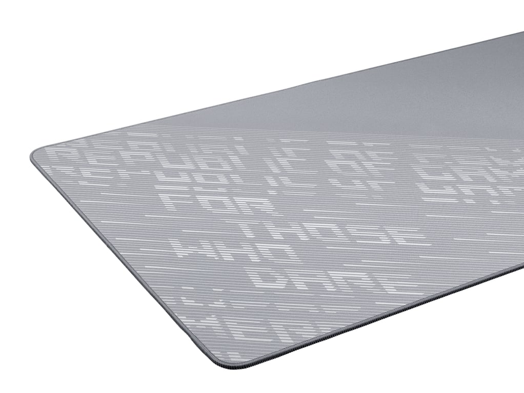 Tapis de ROG Scabbard II Arctic Gray ¿ 900×400¿mm ¿ Surface hydrofuge ¿ Glisse haute précision ¿ Bords cousus ¿ Base antidérapante ¿ Gaming ASUS - vue 6