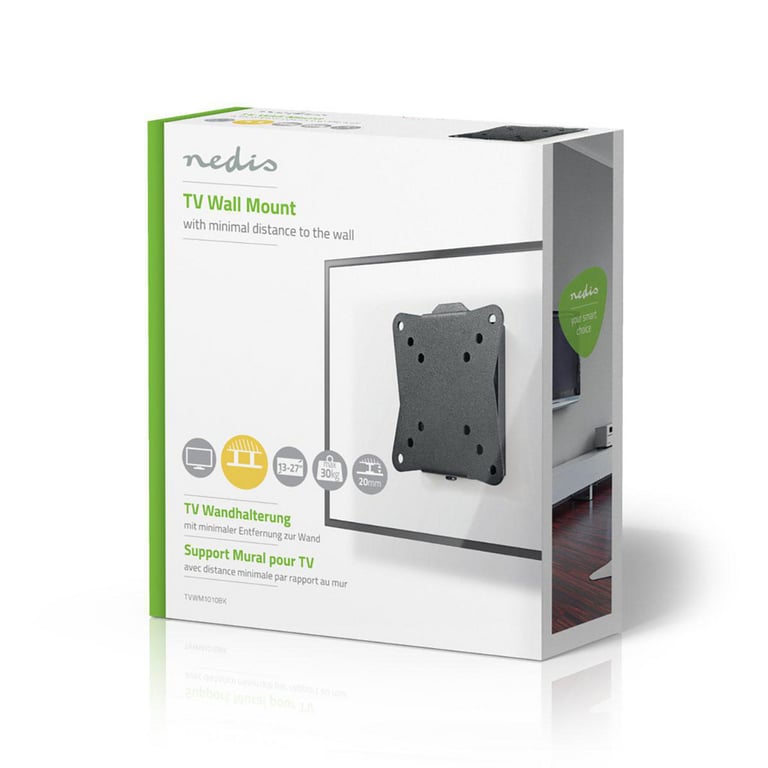 Nedis TVWM1010BK support pour téléviseur 68 6 cm 27 Neuf - vue 4