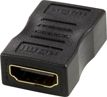 Deltaco HDMI-12 adattatore per inversione del genere dei cavi HDMI 19-pin Nero (Deltaco HDMI-12 adapter HDMI Type A hu)