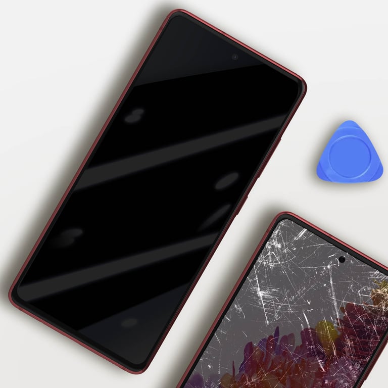 Bloc Complet Samsung Galaxy S20 FE 5G Écran LCD Vitre Tactile Original Rouge - Neuf