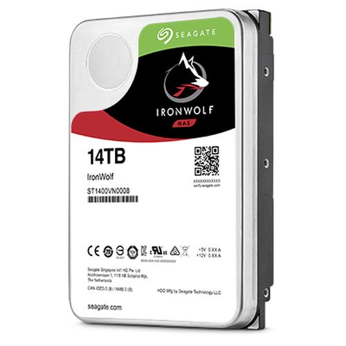 Seagate IronWolf Pro 10 To Disque dur interne NAS HDD – CMR 3 5 pouces SATA 6 Gbits/ 7 200 trmin 256 Mo de mémoire cache pour stockage en réseau NAS RAID services Rescue ST10000NE000 - vue 2
