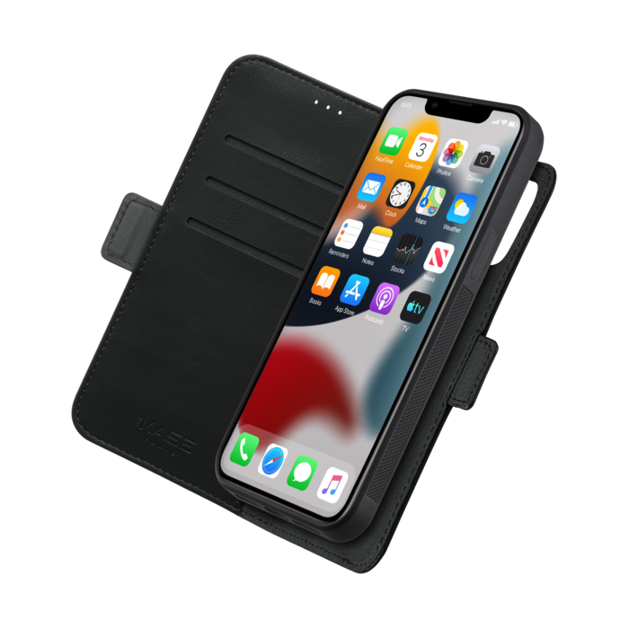 Etui & Coque robuste magnétique 2-en-1 pour Apple iPhone 13 Pro, Noir Onyx