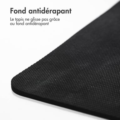 imoshion Tapis de souris - 21 x 26 cm - Noir