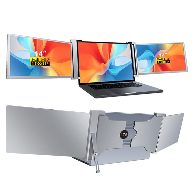 Lipa HDR 75 Dual Portable Monitor Full HD Moniteur portable Moniteur portable pour ordinateur portable Neuf - vue 3